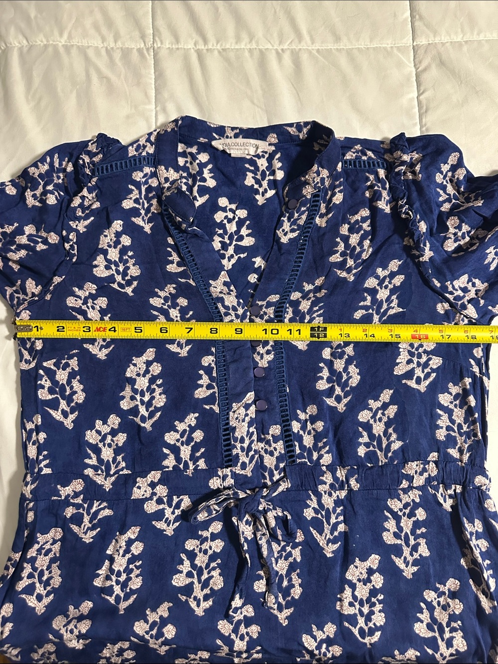 Emerson Fry Frances Dress - pressed flowers - Picture 7 of 7